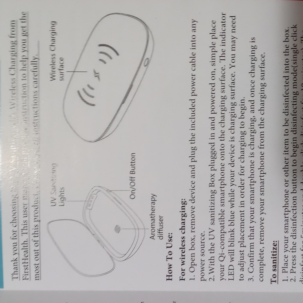 FIRST HEALTH UV-C SANITIZER: PHONE - Picture 11 of 13